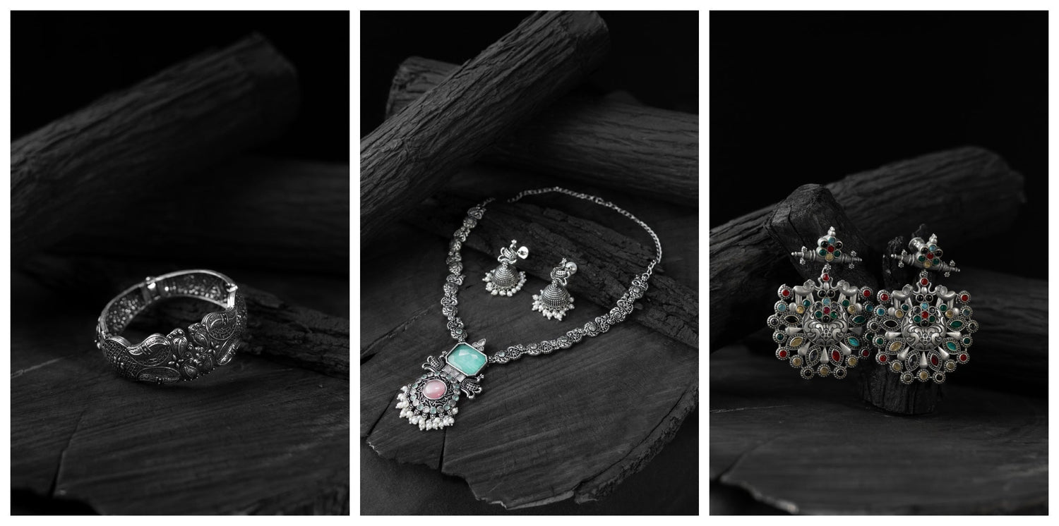 The Rich Heritage of Oxidized Silver Jewelry in Indian Culture
