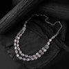 Saanjh Bela Light Pink Double Layered Oxidised Necklace Set