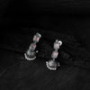 Saanjh Bela Light Pink Double Layered Oxidised Necklace Set