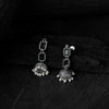 Saanjh Bela Black Double Layered Oxidised Necklace Set