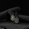 Saanjh Bela Multicolor Elephant Flower Oxidised Earrings
