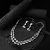 Saanjh Bela Double Layered Oxidised Necklace Set