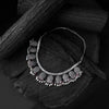 Pink Floral Saanjh Bela Oxidised Necklace Set
