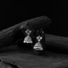 Saanjh Bela Square Oxidised Jhumka Earrings