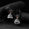 Saanjh Bela Multicolor Square Oxidised Jhumka Earrings