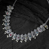Saanjh Bela Multicolor Flower Oxidised Necklace Set