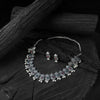 Multicolor Flower Saanjh Bela Oxidised Necklace Set