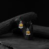 Saanjh Bela Multicolor Leaf Motif Oxidised Earrings