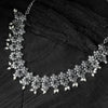 Saanjh Bela Black Flower Oxidised Necklace Set