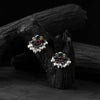 Saanjh Bela Multicolor Bloom Oxidised Earrings