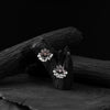 Saanjh Bela Pink Bloom Oxidised Earrings