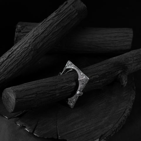Square Saanjh Bela Oxidised Bangle
