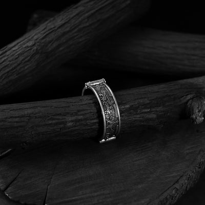 Saanjh Bela Horse & Rider Oxidised Bangle