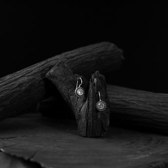 Saanjh Bela Sun Oxidised Drop Earrings