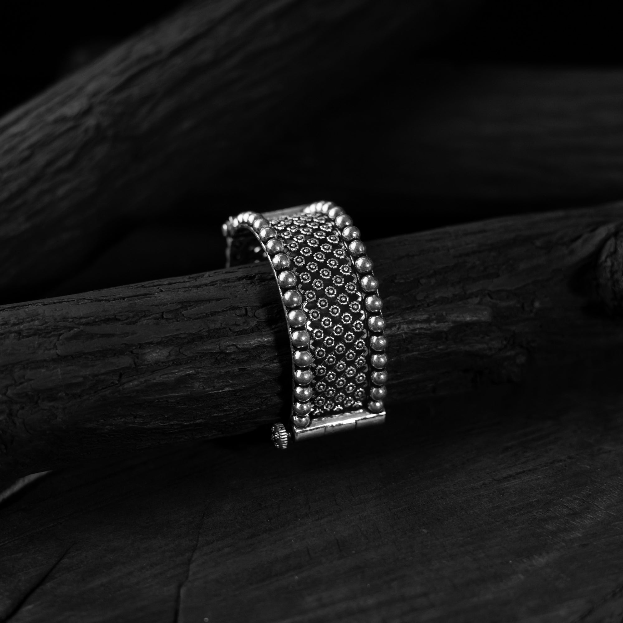 Blossom Saanjh Bela Oxidised Bangle