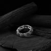 Saanjh Bela Lotus Motif Oxidised Bangle