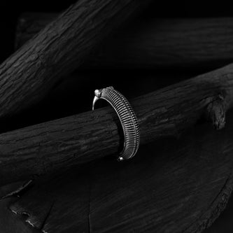 Saanjh Bela Round Oxidised Bangle