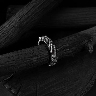 Saanjh Bela Round Oxidised Bangle