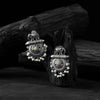 Multicolor Elephant Motif Saanjh Bela Oxidised Earrings