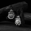 Elephant Motif Saanjh Bela Oxidised Earrings