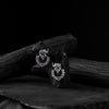 Elephant Saanjh Bela Oxidised Earrings
