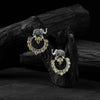 Yellow Elephant Saanjh Bela Oxidised Earrings