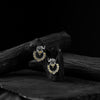 Yellow Elephant Saanjh Bela Oxidised Earrings