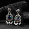 Saanjh Bela Multicolor Swan Oxidised Earrings