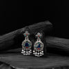 Saanjh Bela Multicolor Swan Oxidised Earrings