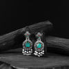Multicolor Saanjh Bela Swan Oxidised Earrings