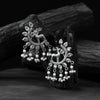 Saanjh Bela Deer Oxidised Earrings