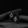 Peacock Saanjh Bela Oxidised Earrings