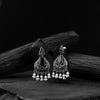 Black Swan Saanjh Bela Oxidised Earrings