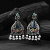 Multicolor Swan Saanjh Bela Oxidised Earrings