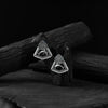 Saanjh Bela Blue Dolphin Oxidised Earrings