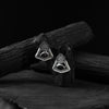 Saanjh Bela Black Dolphin Oxidised Earrings