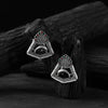 Saanjh Bela Green & Red Dolphin Oxidised Earrings