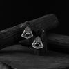 Saanjh Bela Green & Red Dolphin Oxidised Earrings