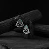 Saanjh Bela Green Dolphin Oxidised Earrings