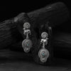 Saanjh Bela Bloom & Nandi Oxidised Earrings