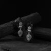 Saanjh Bela Bloom & Nandi Green Oxidised Earrings