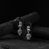 Saanjh Bela Bloom & Nandi Red Oxidised Earrings