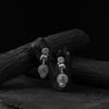 Red Saanjh Bela Bloom & Nandi Oxidised Earrings