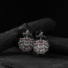 Elephant Ruby Saanjh Bela Oxidised Earrings