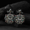 Elephant Saanjh Bela Multicolor Oxidised Earrings