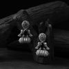 Saanjh Bela Bird Black Oxidised Earrings