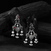 Sparrow Saanjh Bela Red Oxidised Earrings