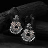 Bird Pink Saanjh Bela Oxidised Earrings