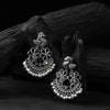 Bird Black Saanjh Bela Oxidised Earrings