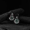 Bird Green Saanjh Bela Oxidised Earrings